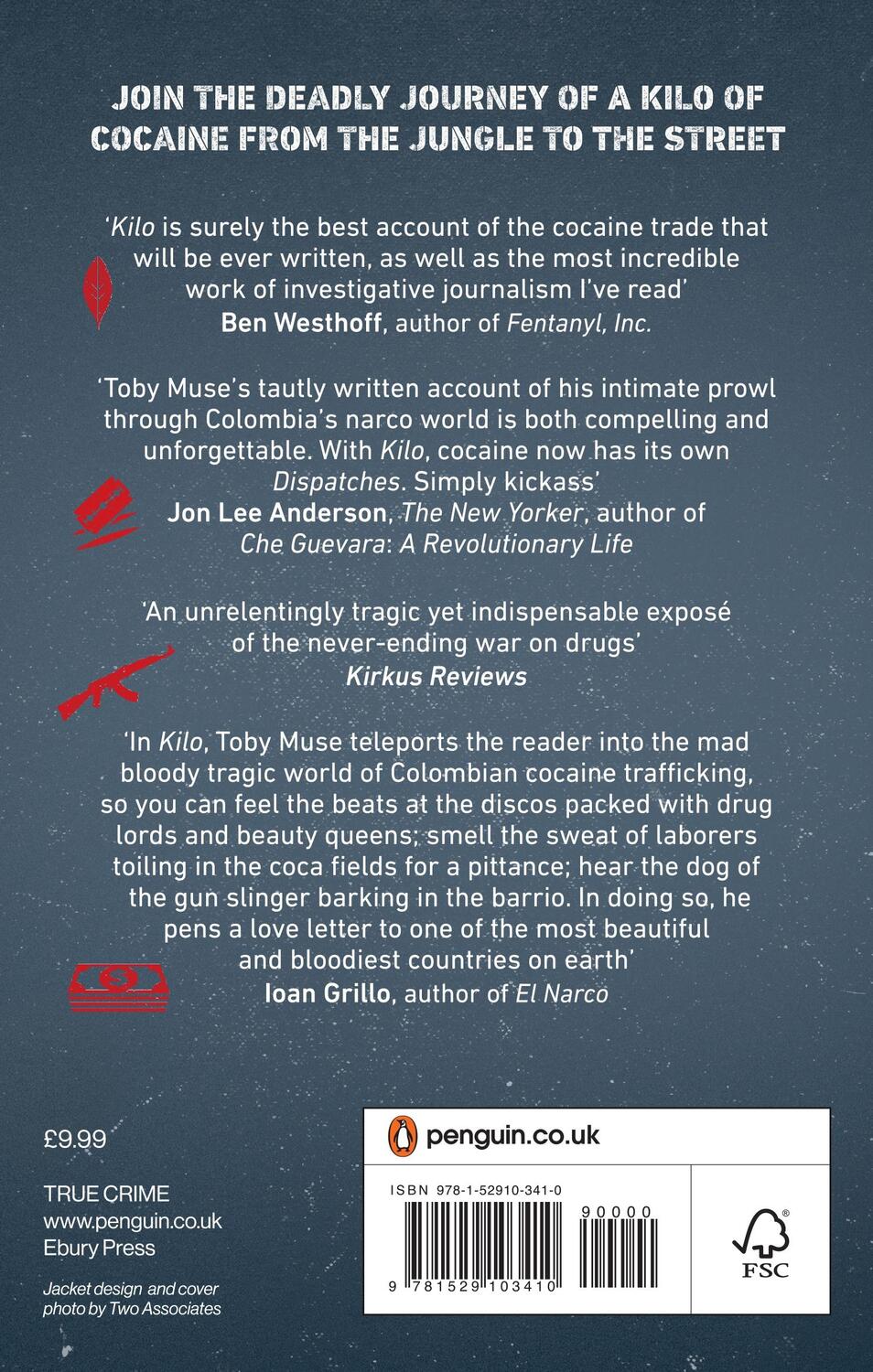 Rückseite: 9781529103410 | Kilo | Life and Death Inside the Secret World of the Cocaine Cartels