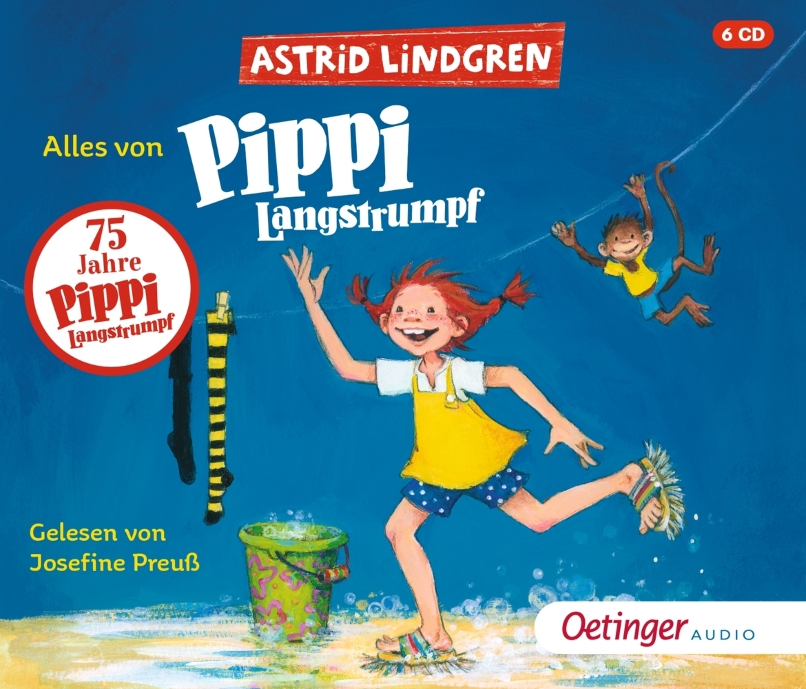 Cover: 9783837311358 | Alles von Pippi Langstrumpf, 6 Audio-CD | Astrid Lindgren | Audio-CD