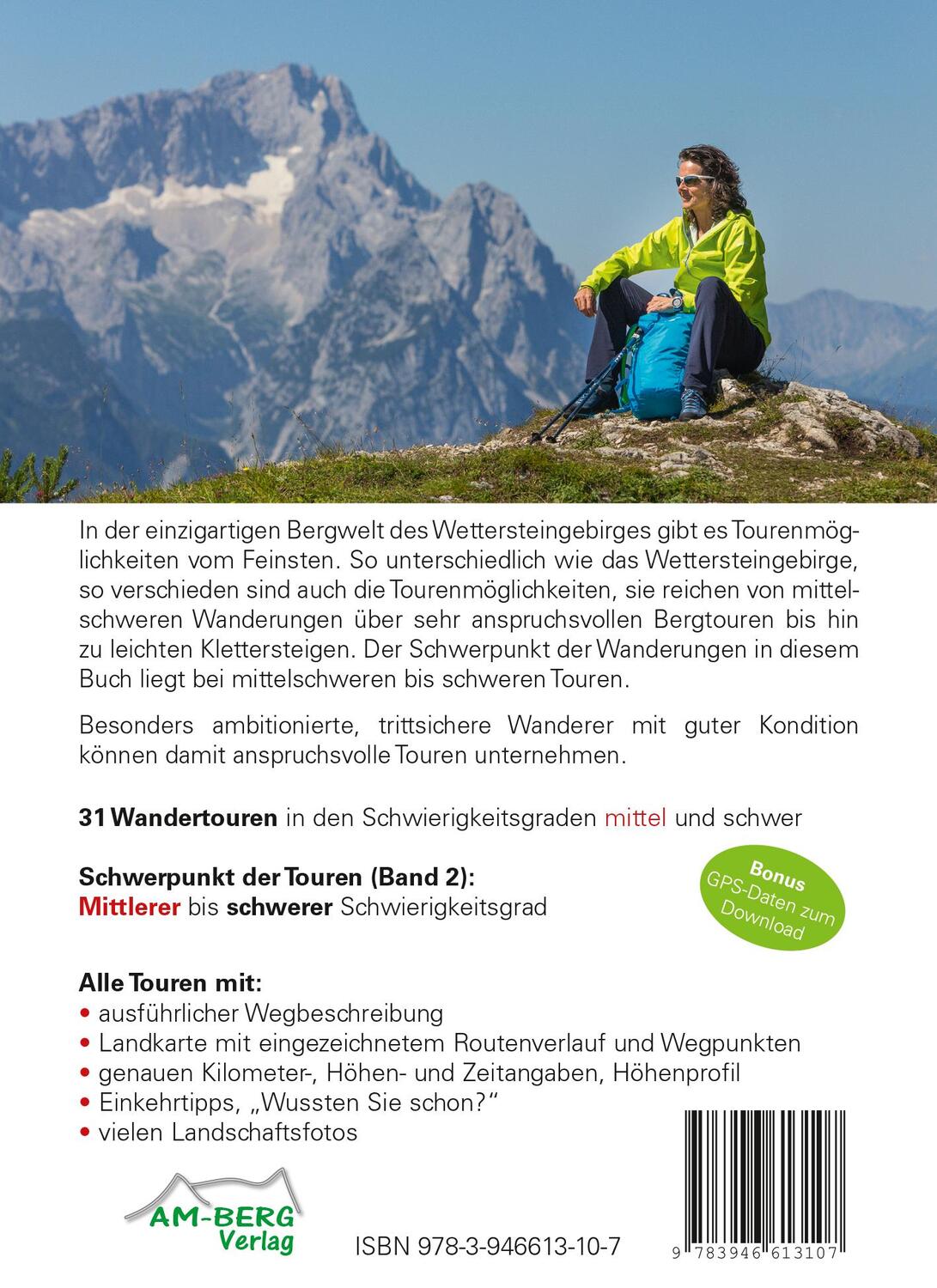 Rückseite: 9783946613107 | Wanderführer Garmisch-Partenkirchen Band 2 | Susi Plott (u. a.) | Buch