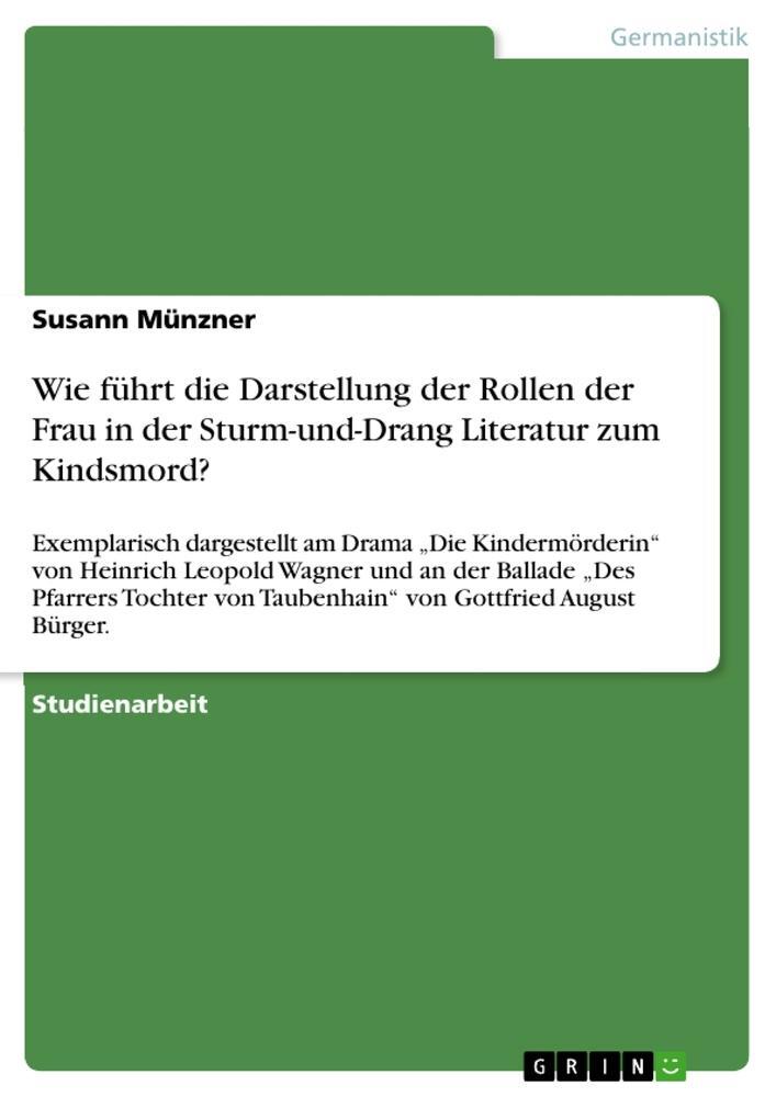 Cover: 9783640944774 | Wie führt die Darstellung der Rollen der Frau in der...