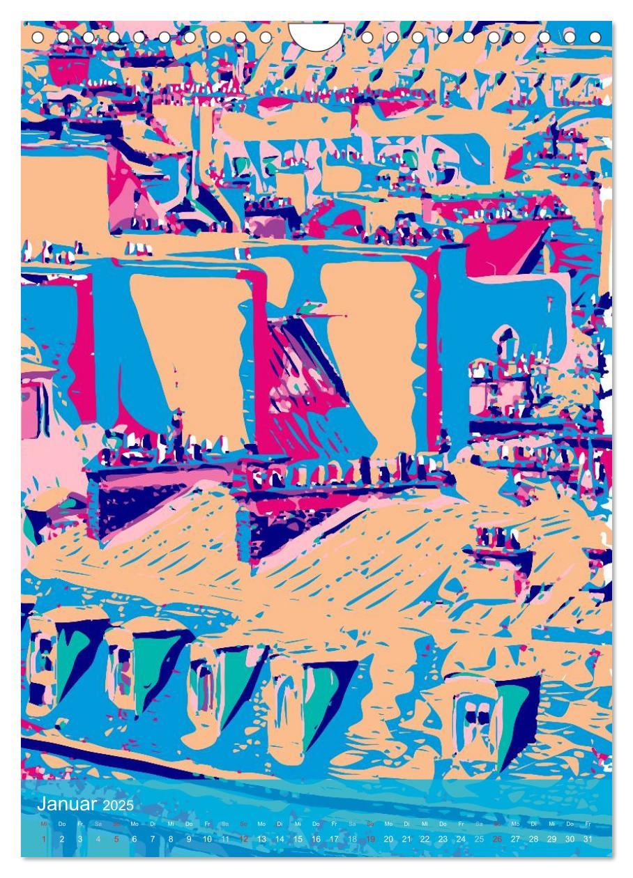 Bild: 9783457016633 | Paris pop-art (Wandkalender 2025 DIN A4 hoch), CALVENDO Monatskalender