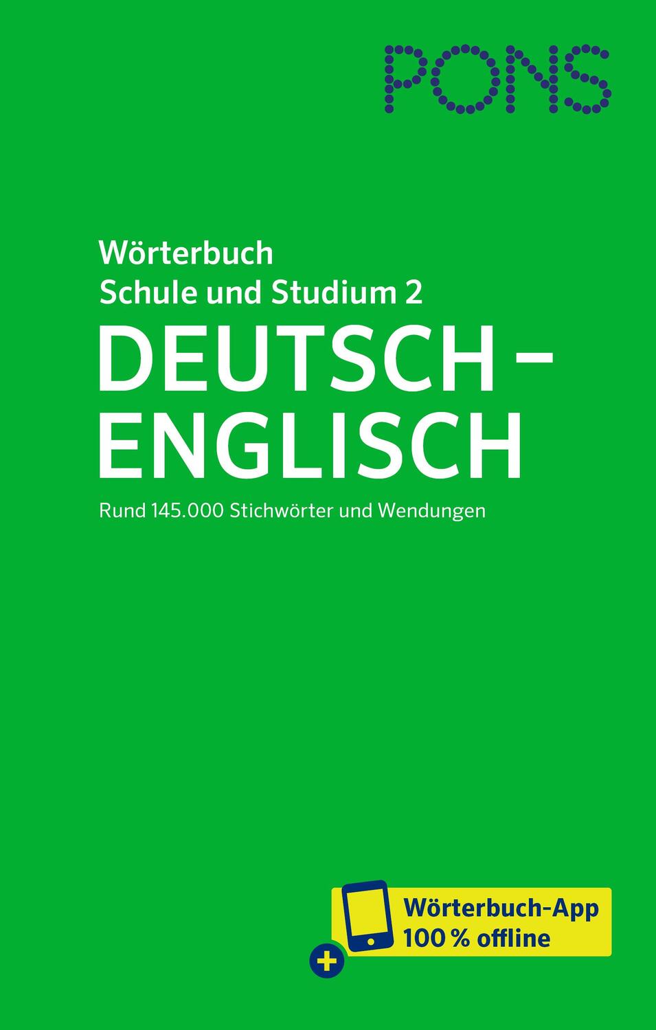Cover: 9783125162815 | PONS Wörterbuch für Schule und Studium Englisch, Band 2...