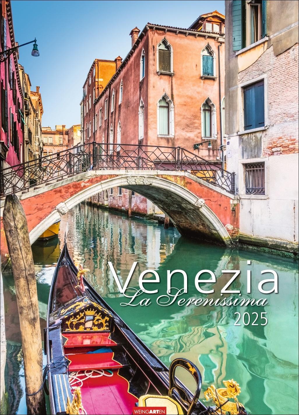Cover: 9783839900079 | Venezia Kalender 2025 - La Serenissima | Kalender | Spiralbindung