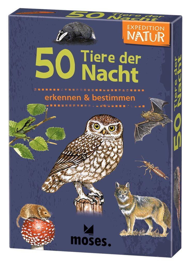 Cover: 4033477098658 | Exp Natur 50 Tiere der Nacht | erkennen &amp; bestimmen | Kessel | Spiel