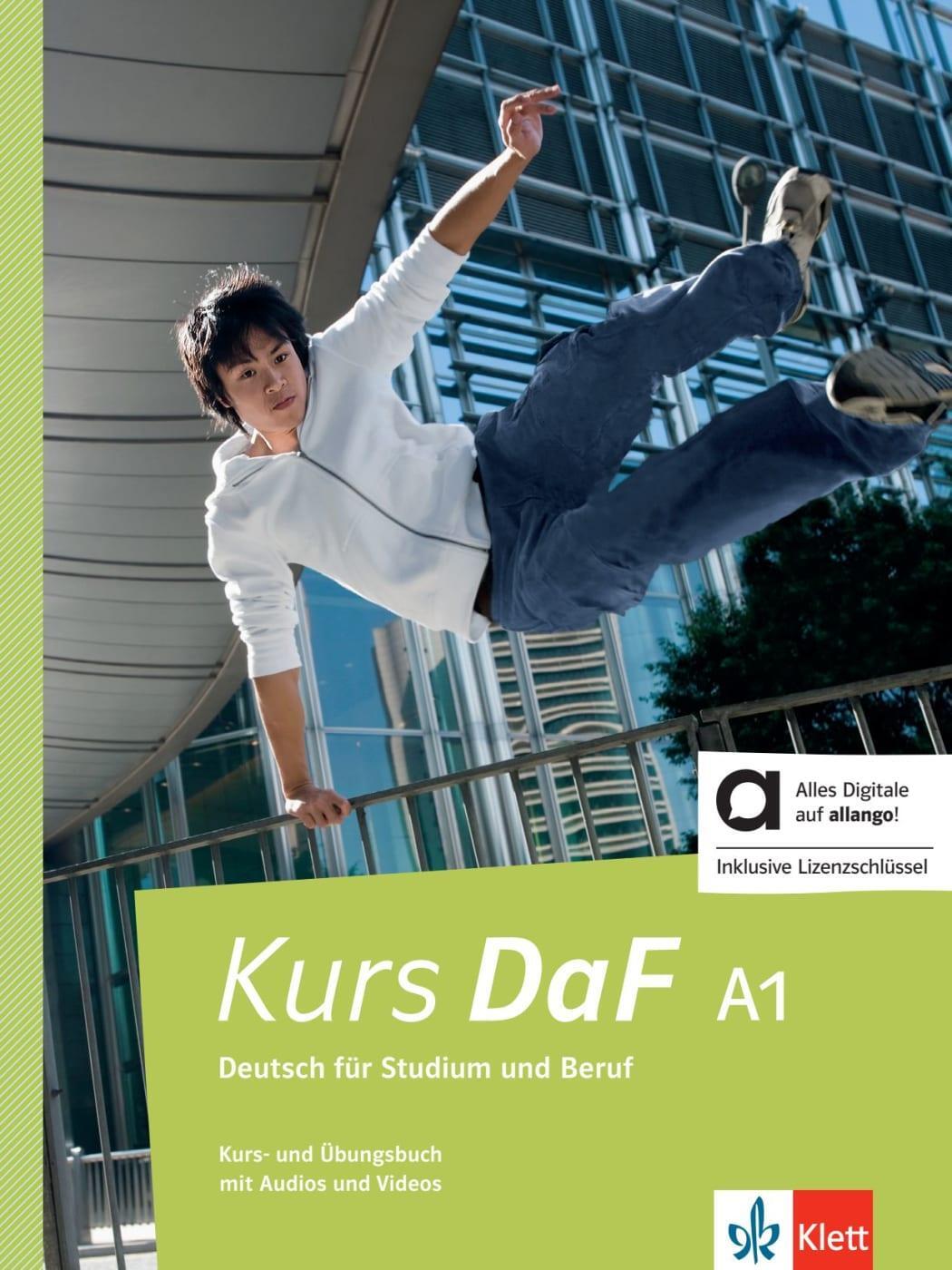 Cover: 9783126768412 | Kurs DaF A1 - Hybride Ausgabe allango | Steve Bahn (u. a.) | Bundle
