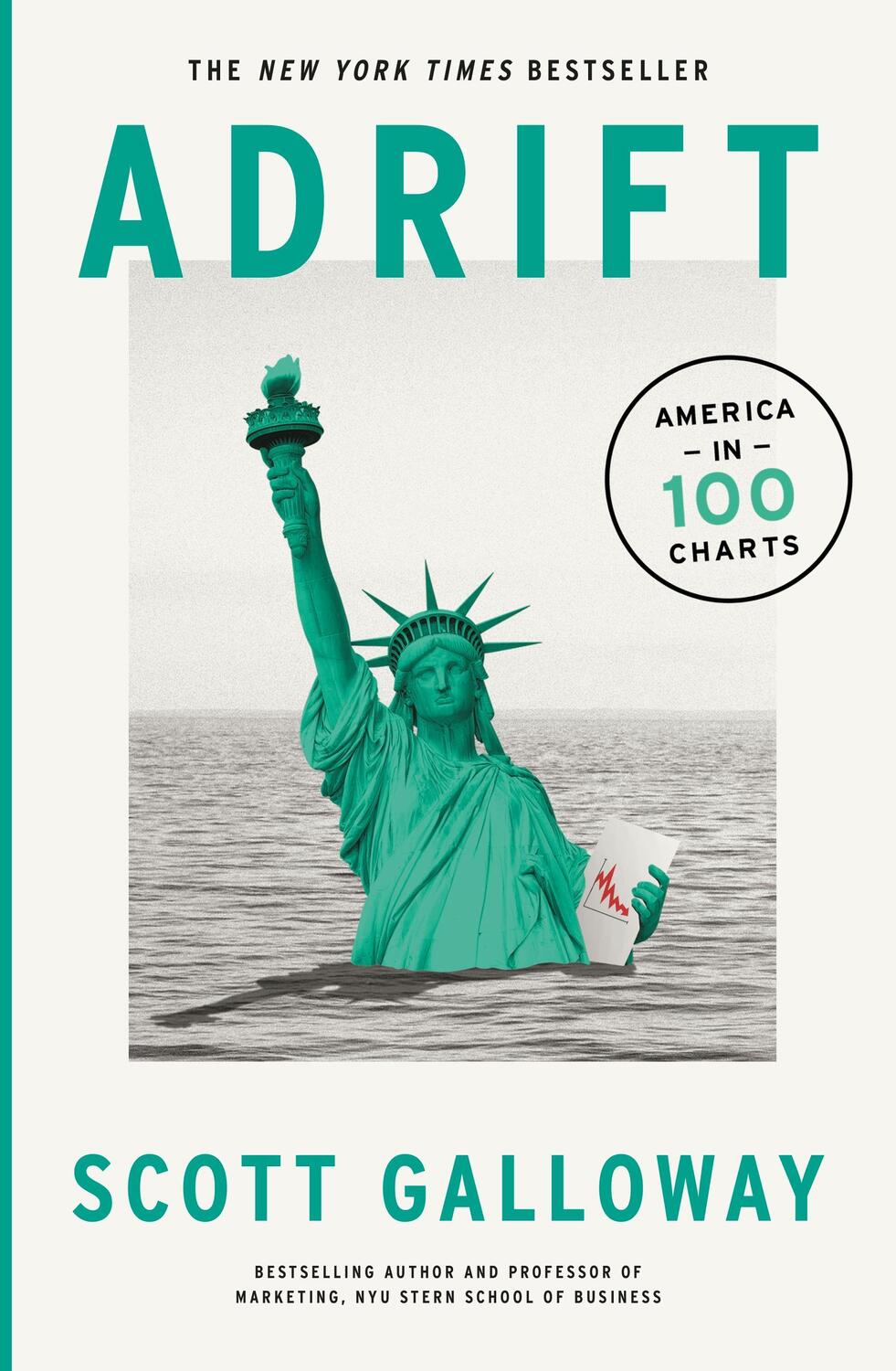 Cover: 9780857504746 | Adrift | 100 Charts that Reveal Why America is on the Brink of Change