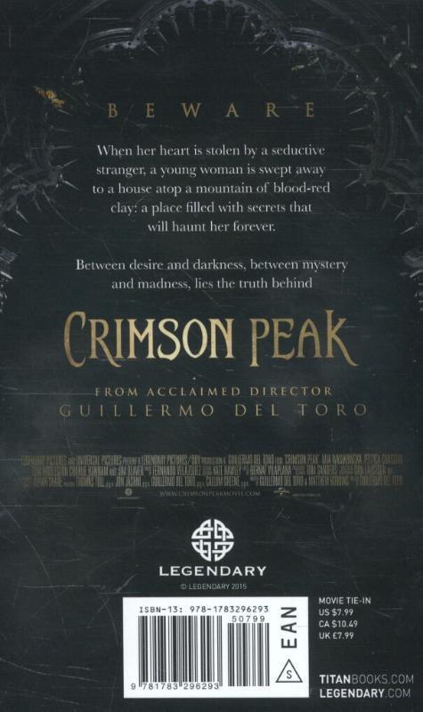 Rückseite: 9781783296293 | Crimson Peak | The Official Movie Novelization | Taschenbuch | 2015