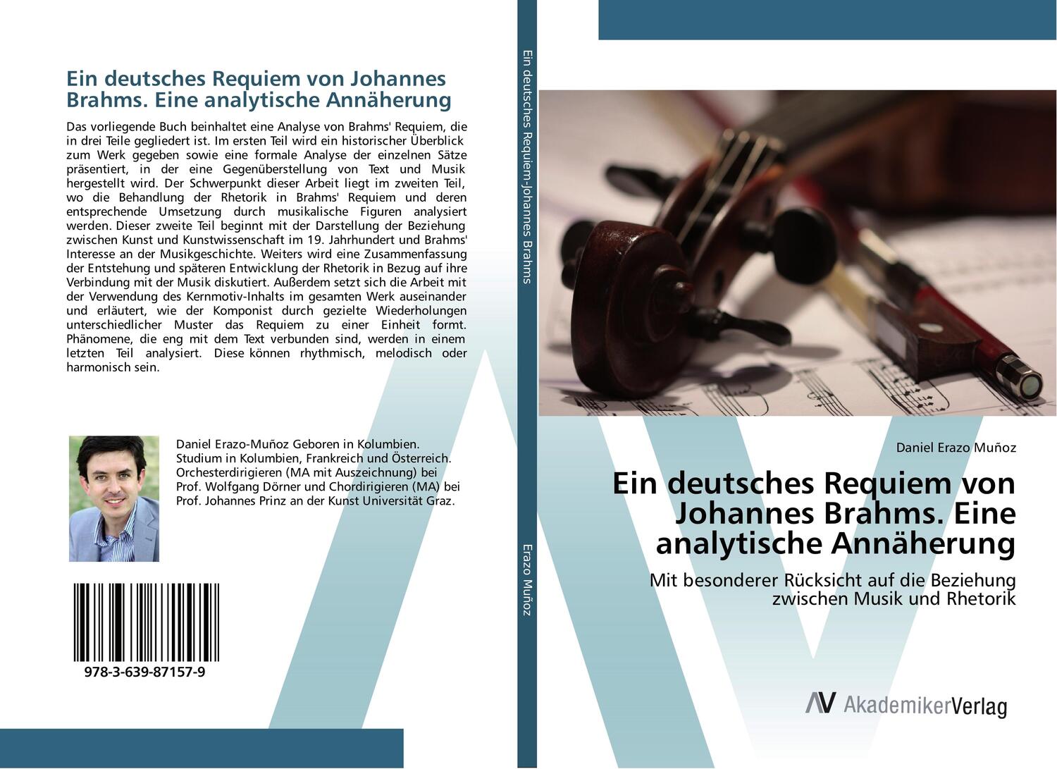 Cover: 9783639871579 | Ein deutsches Requiem von Johannes Brahms. Eine analytische Annäherung