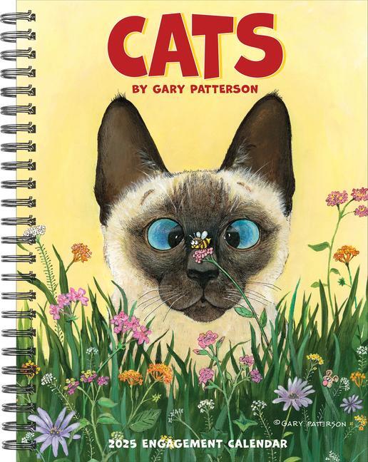 Cover: 9781549247255 | Cats by Gary Patterson 2025 6.5 X 8.5 Engagement Calendar | Kalender