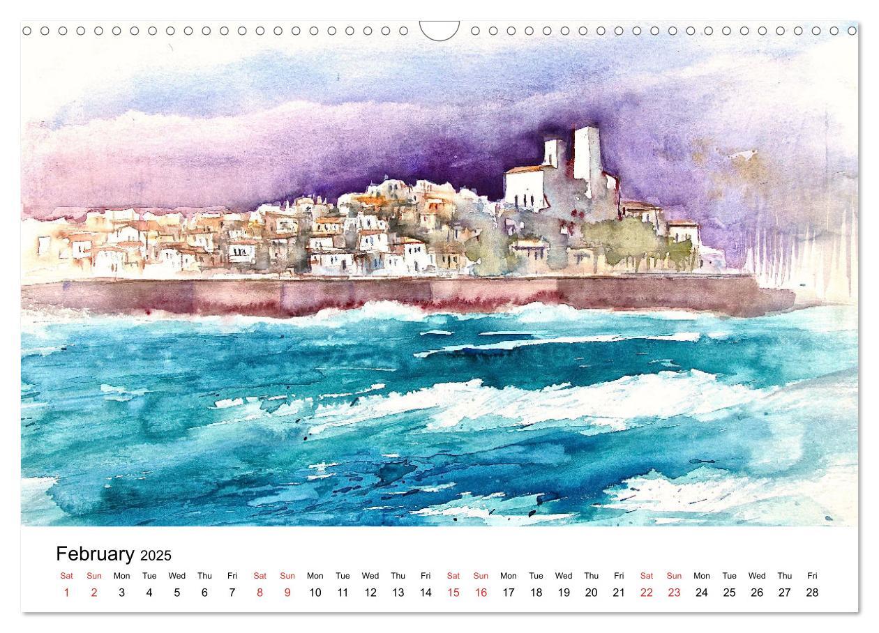 Bild: 9781325999187 | WATERCOLOR IMPRESSIONS (Wall Calendar 2025 DIN A3 landscape),...