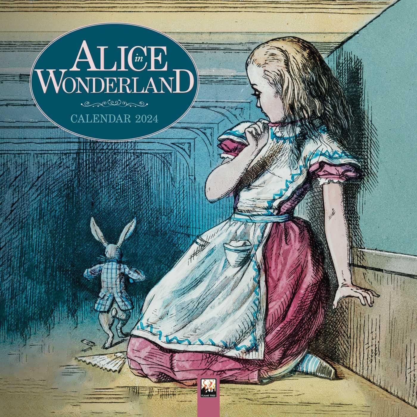 Cover: 9781804174265 | Science Museum: Alice in Wonderland Wall Calendar 2024 (Art Calendar)