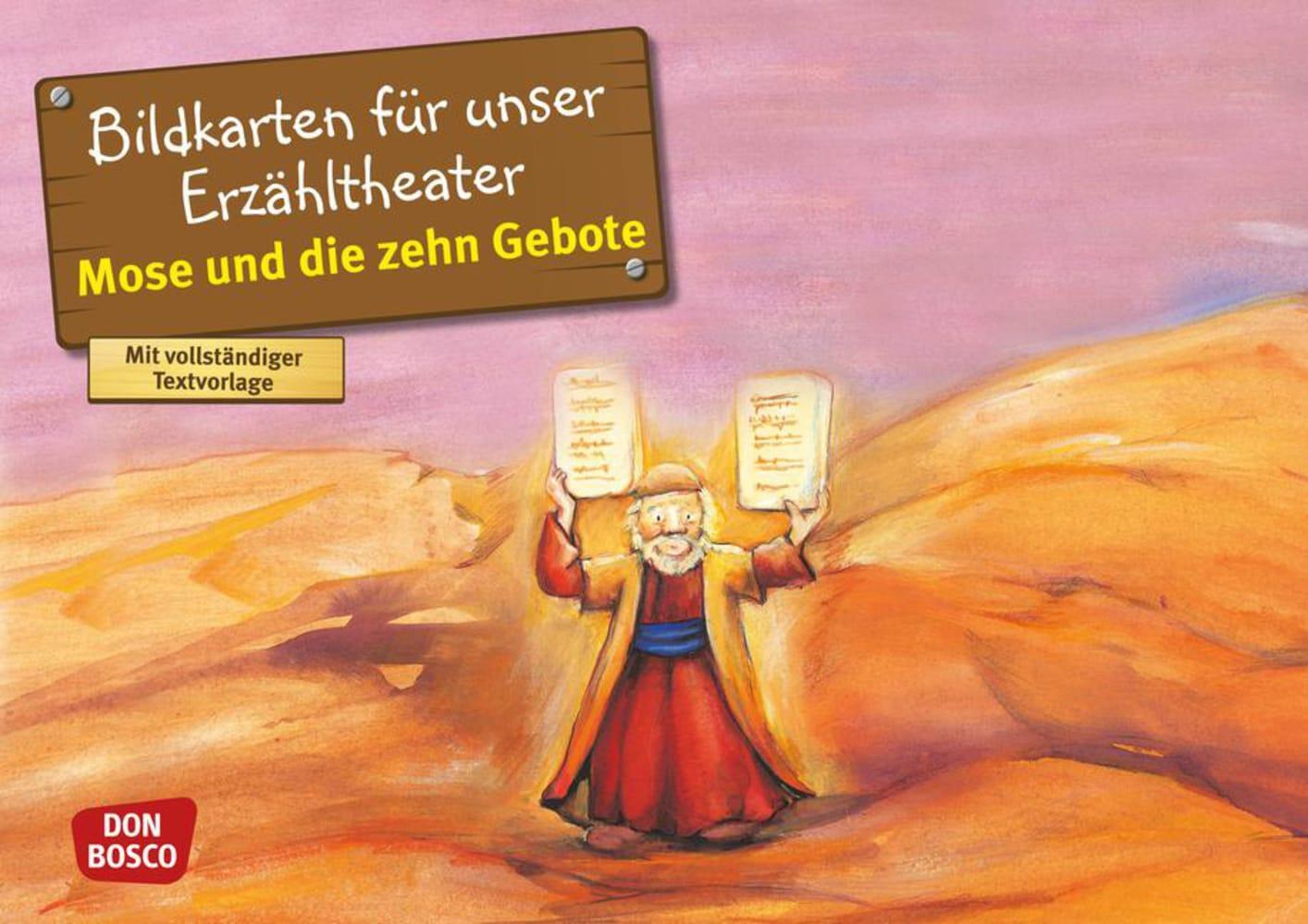 Cover: 4260179513114 | Mose und die Zehn Gebote. Kamishibai Bildkartenset. | Brandt (u. a.)
