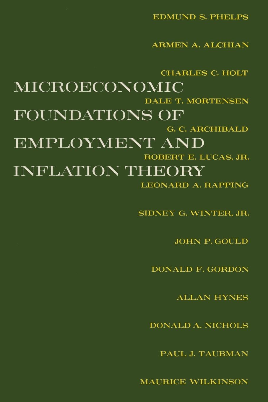 Cover: 9780393093261 | Microeconomic Foundations of Employment and Inflation Theory | Buch