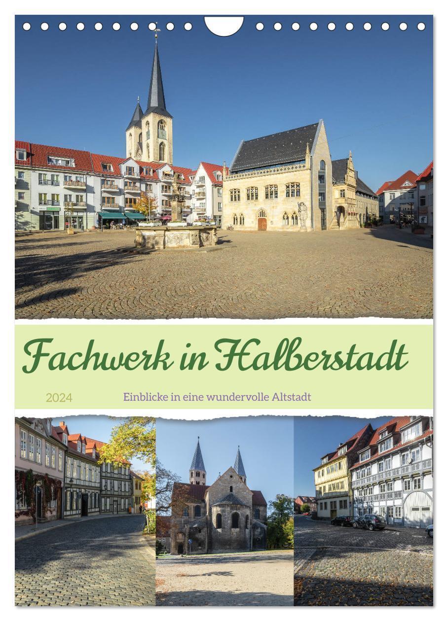 Cover: 9783675421684 | Fachwerk in Halberstadt (Wandkalender 2024 DIN A4 hoch), CALVENDO...