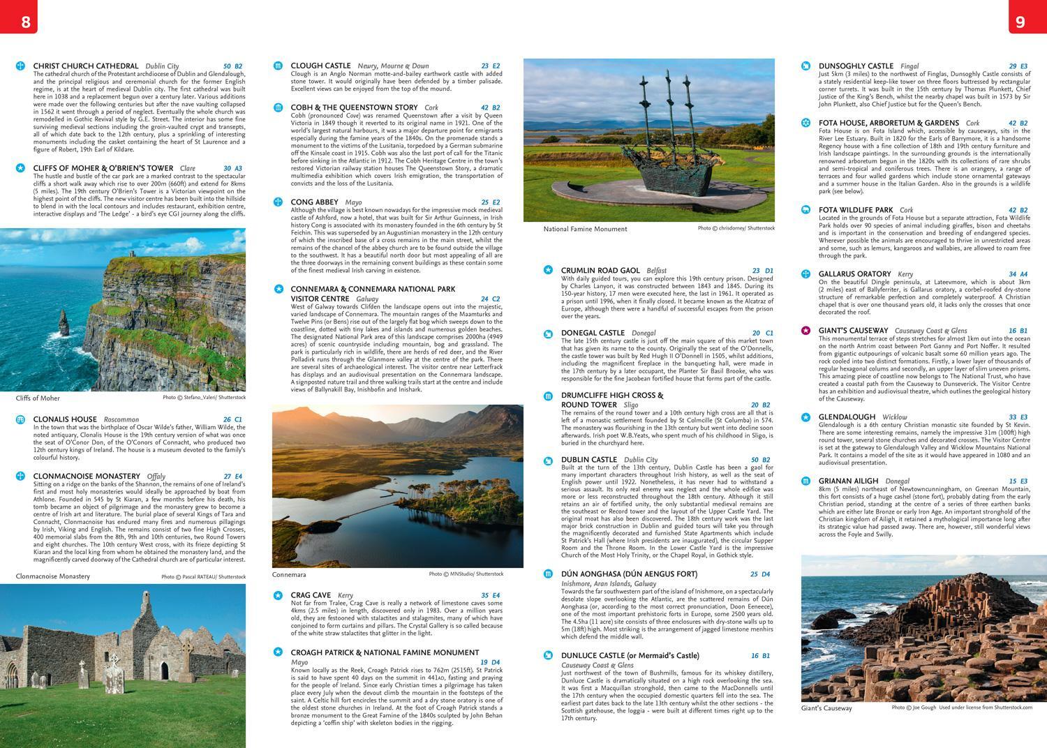 Bild: 9780008597672 | Road Atlas Ireland | Touring Edition A4 Paperback | Collins Maps