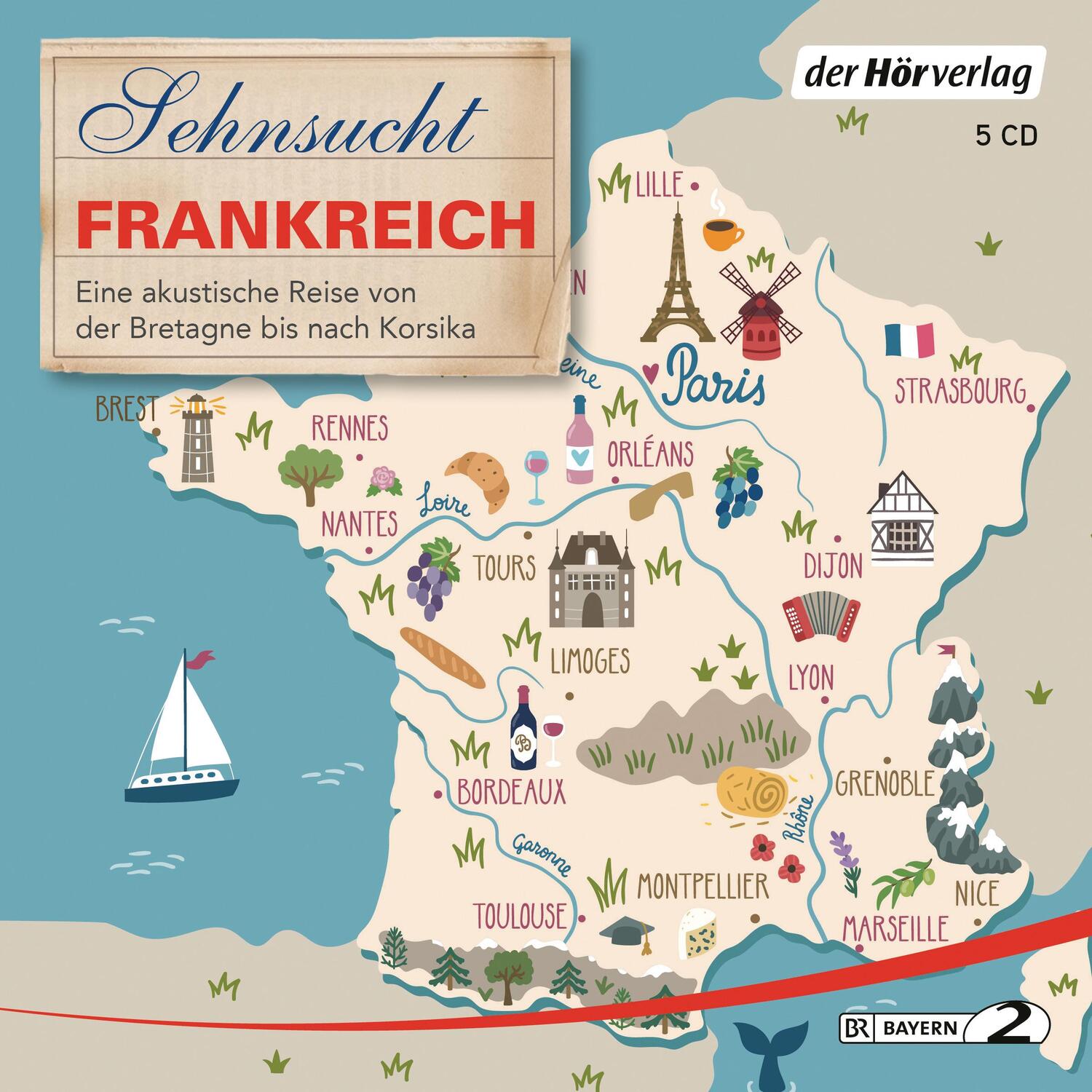 Cover: 9783844533187 | Sehnsucht Frankreich 5 CD | Thomas Grasberger (u. a.) | Audio-CD