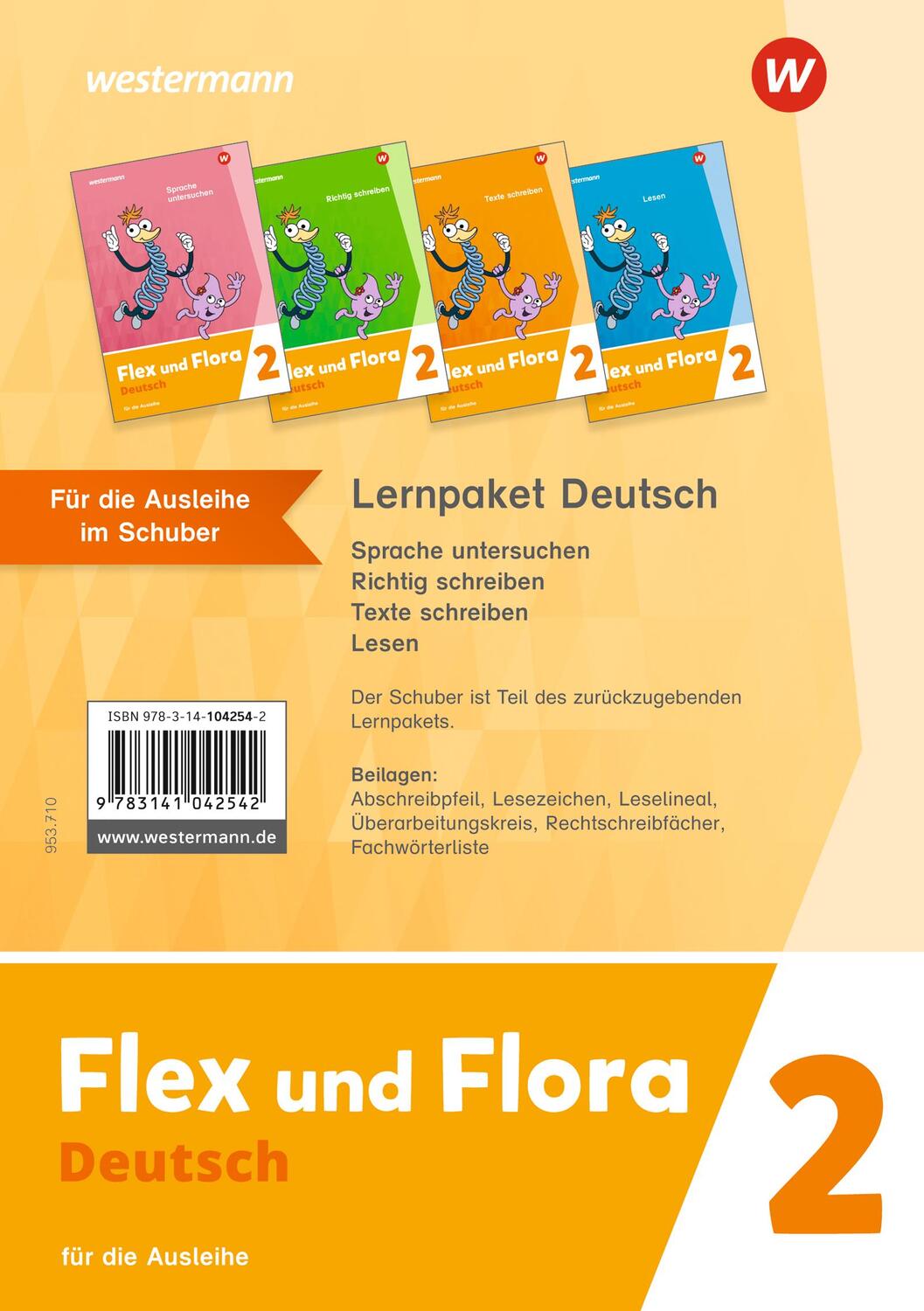 Cover: 9783141042542 | Flex und Flora 2. Paket Deutsch. Für die Ausleihe für Rheinland-Pfalz