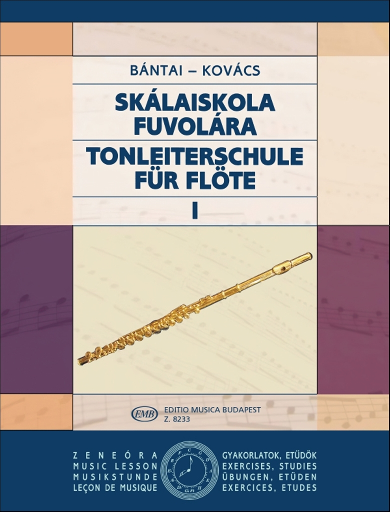 Cover: 9790080082331 | Tonleiterschule Band 1 für Flöte | Scale Tutor for Flute 1 | Bantai