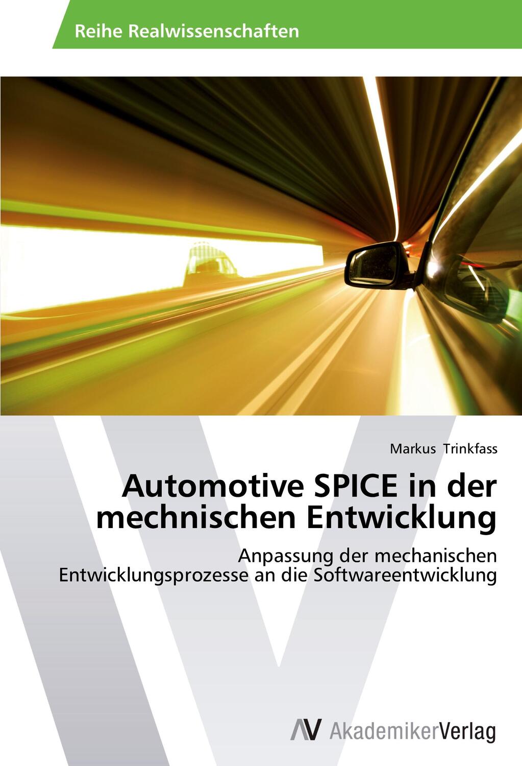 Cover: 9783639437911 | Automotive SPICE in der mechnischen Entwicklung | Markus Trinkfass
