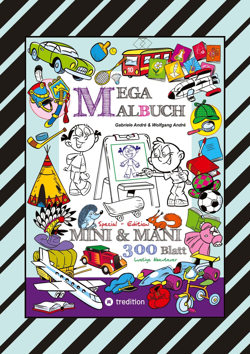 Cover: 9783384061836 | MEGA MALBUCH - SPECIAL EDTITON - 300 SEITEN MIT LUSTIGEN MOTIVEN -...
