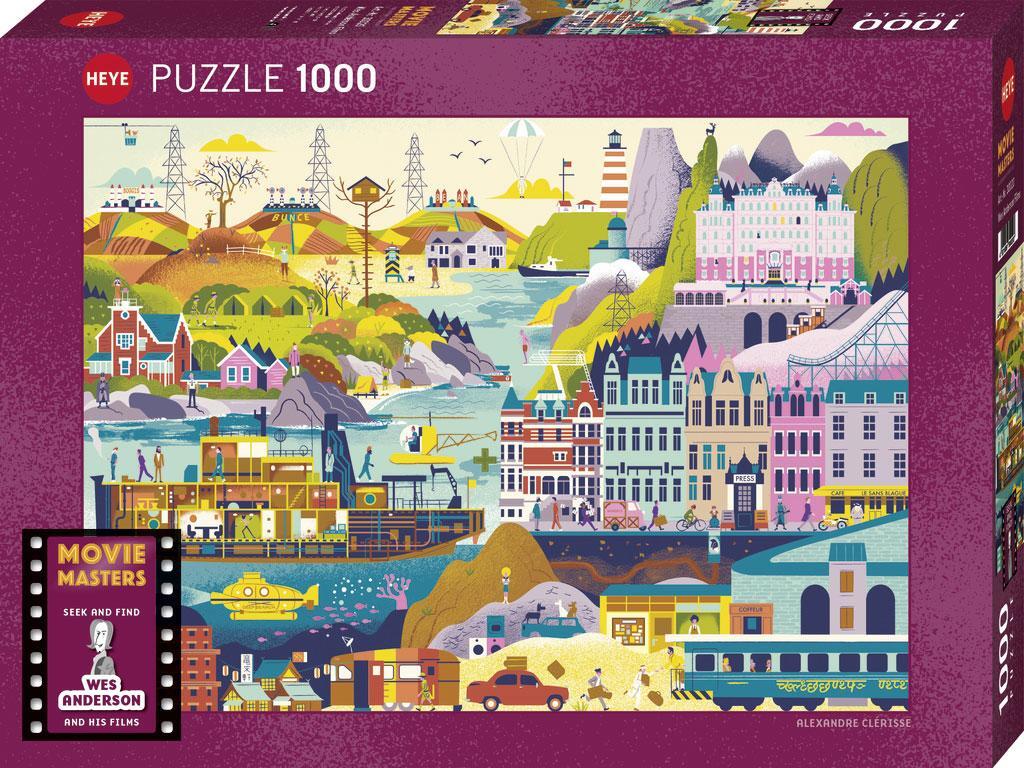 Cover: 4001689300203 | Wes Anderson Films Puzzle 1000 Teile | Alexandre Clérisse | Stück