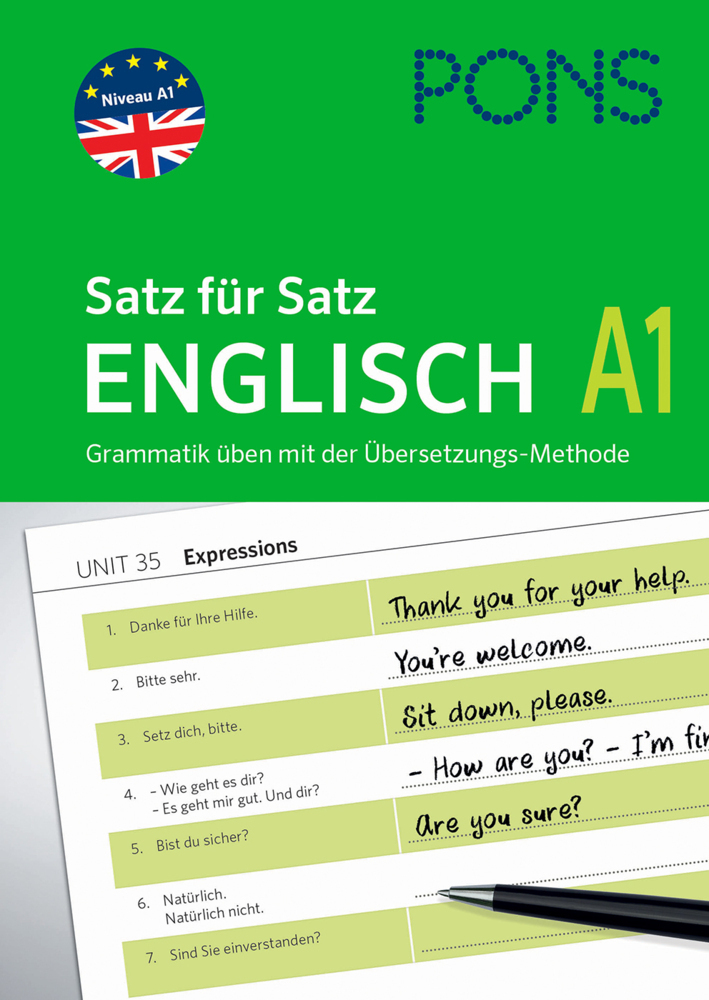 Cover: 9783125621596 | PONS Satz für Satz Englisch A1 | Taschenbuch | Deutsch | 2019 | PONS