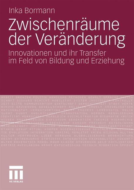 Cover: 9783531177687 | Zwischenräume der Veränderung | Inka Bormann | Taschenbuch | Paperback