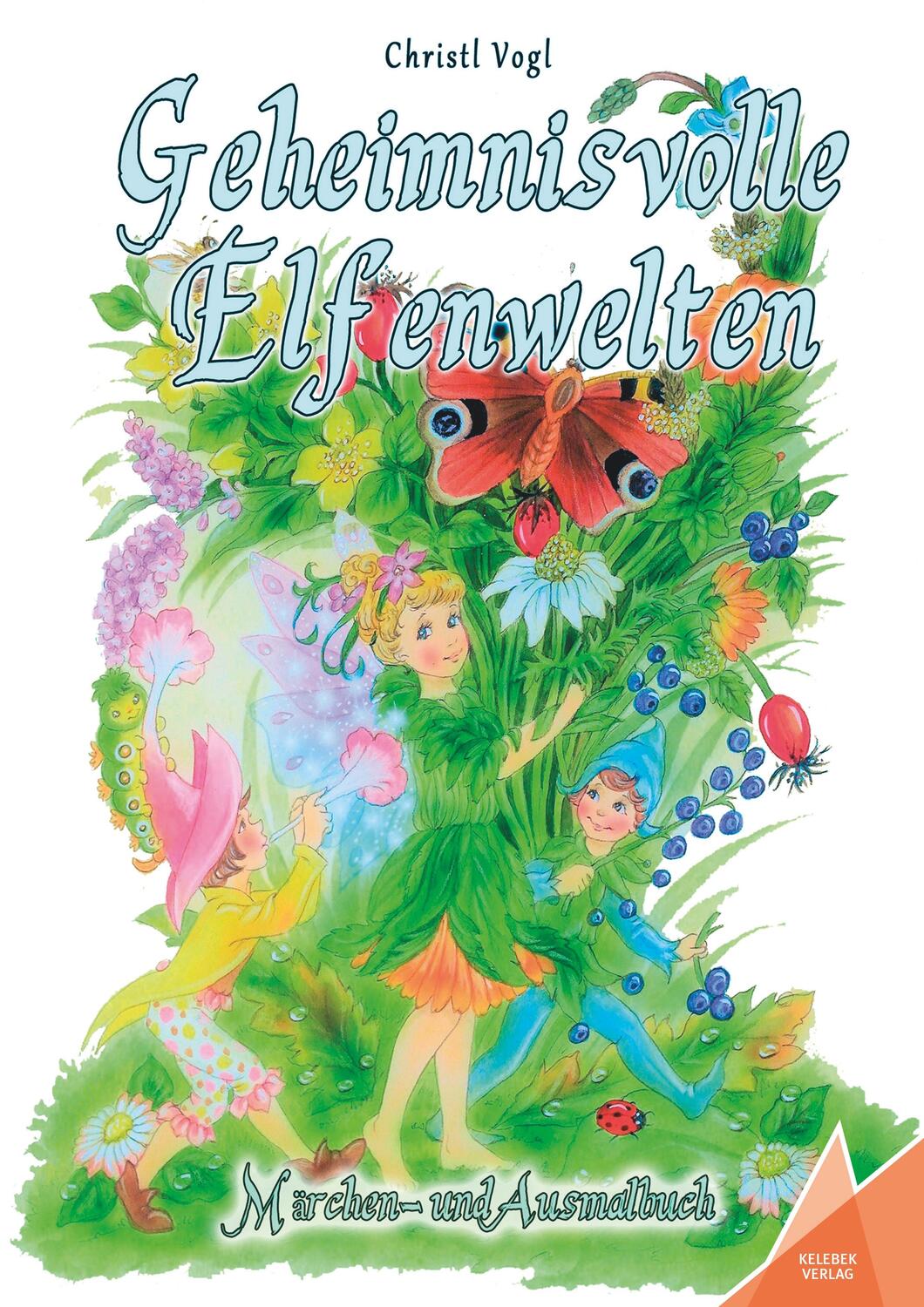 Cover: 9783947083206 | Geheimnisvolle Elfenwelten | Märchen- und Ausmalbuch | Christl Vogl