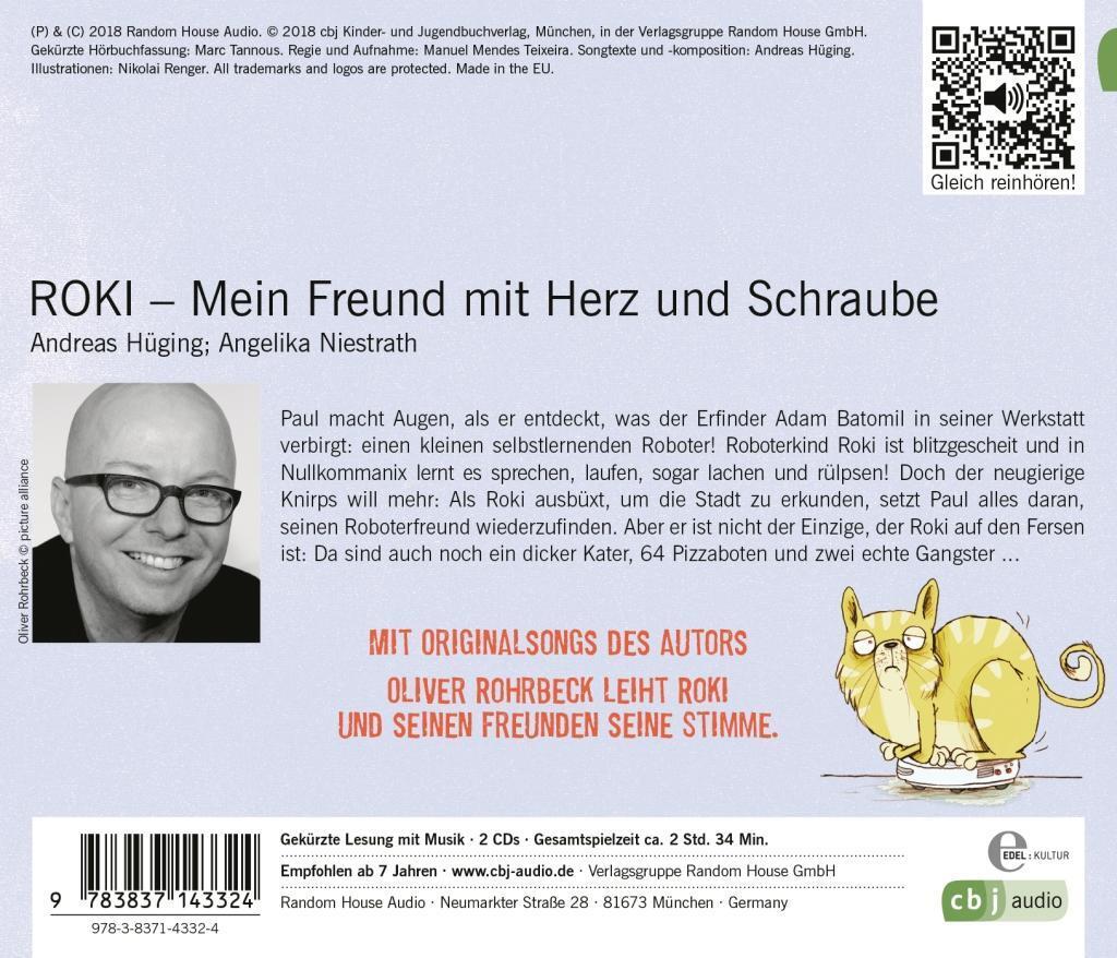 Bild: 9783837143324 | ROKI - Mein Freund mit Herz und Schraube | Andreas Hüging (u. a.) | CD