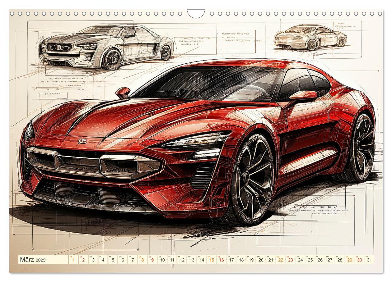 Bild: 9783383878916 | Blickpunkt Auto Design Zukunft (Wandkalender 2025 DIN A3 quer),...