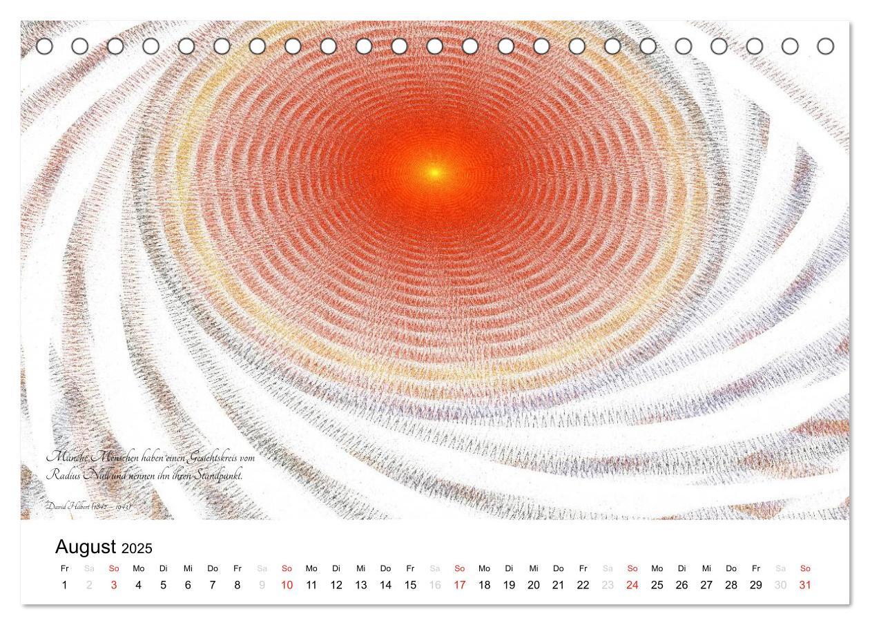 Bild: 9783435572533 | Mathematik - Grafiken und Zitate 2025 (Tischkalender 2025 DIN A5...