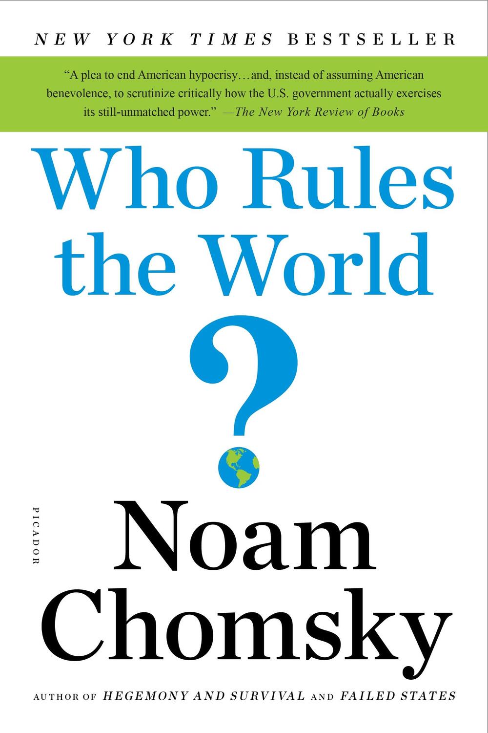 Cover: 9781250131089 | Who Rules the World? | Noam Chomsky | Taschenbuch | Englisch | 2017