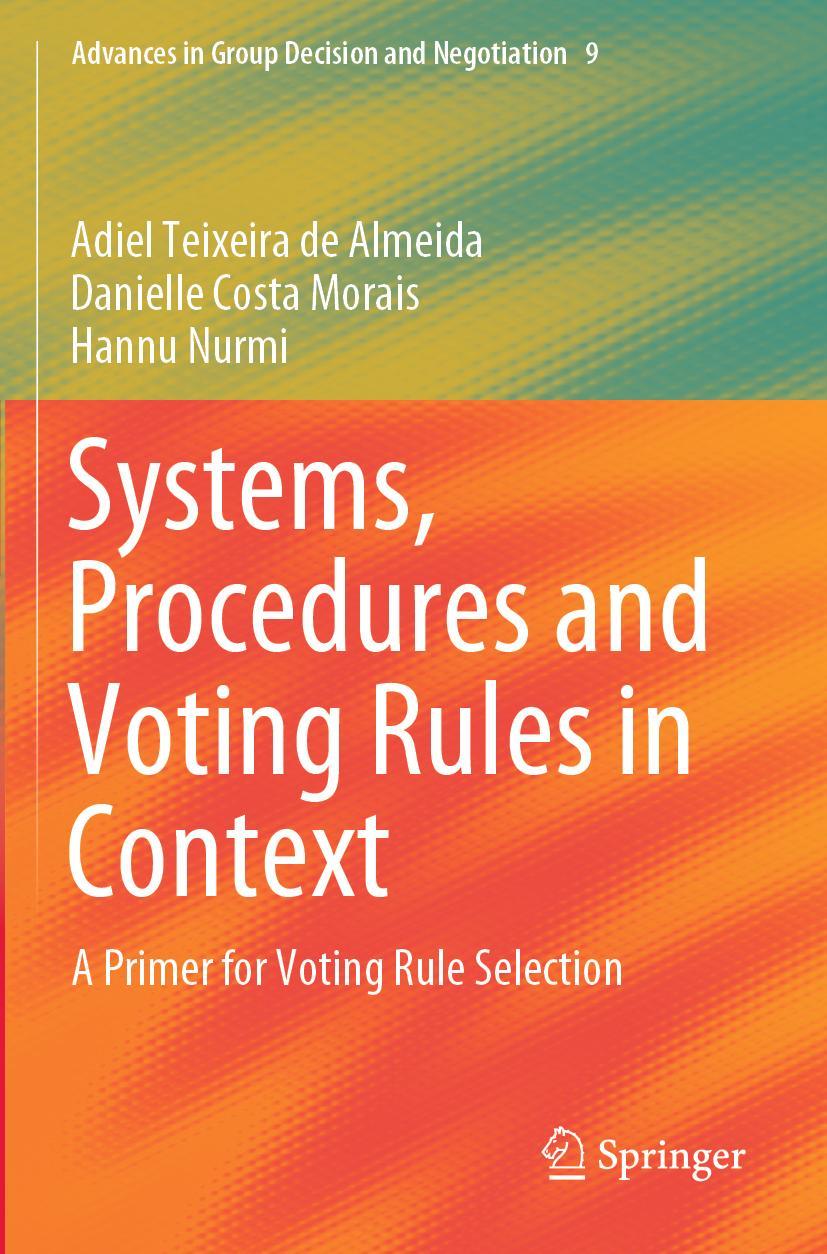 Cover: 9783030309572 | Systems, Procedures and Voting Rules in Context | Almeida (u. a.)