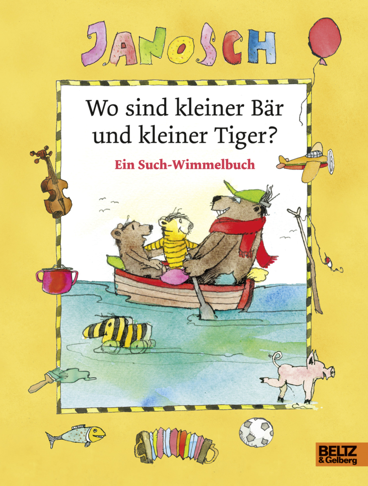 Cover: 9783407795441 | Wo sind kleiner Bär und kleiner Tiger? | Ein Such-Wimmelbilderbuch