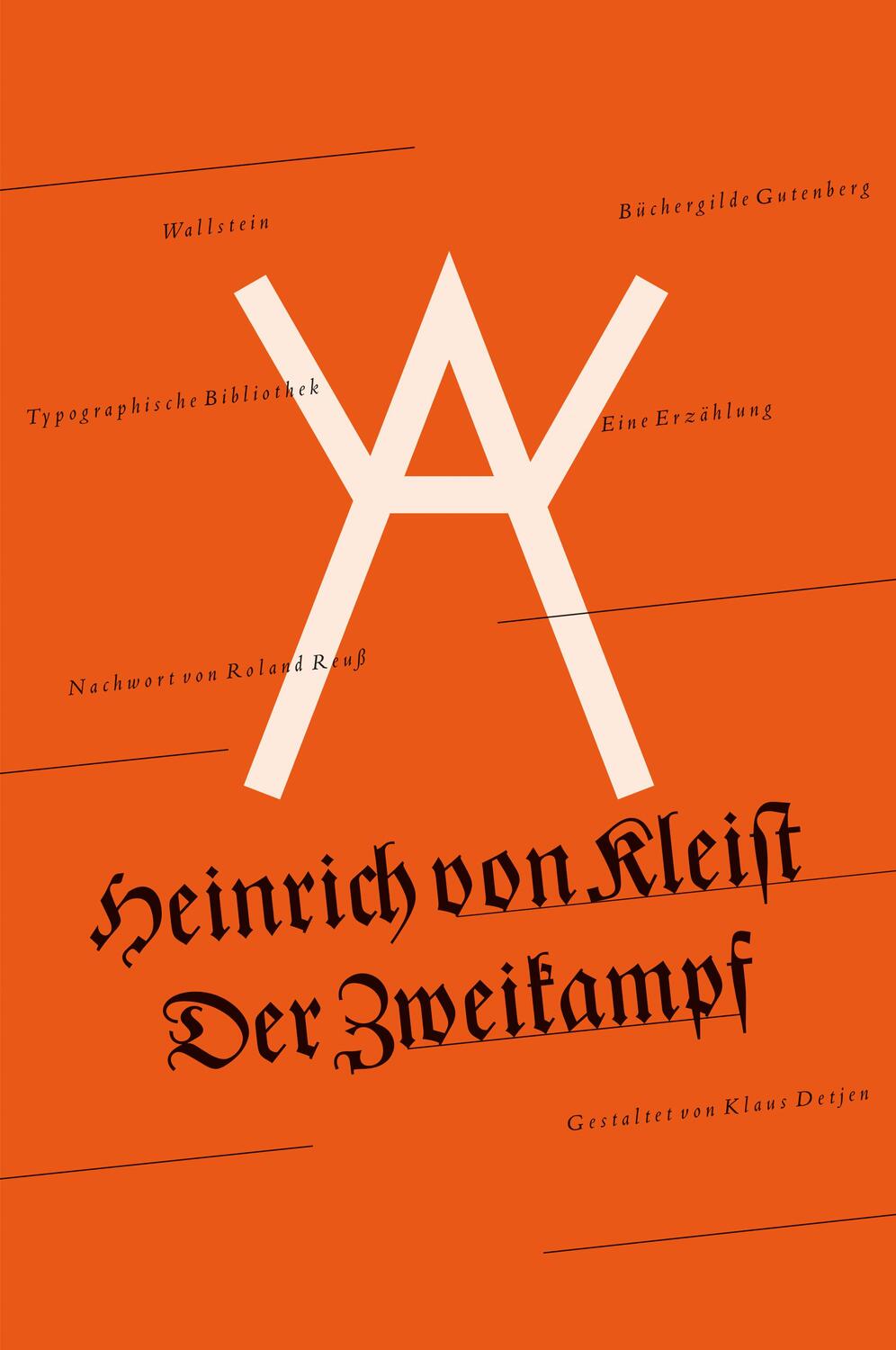 Cover: 9783835355330 | Der Zweikampf | Eine Erzählung | Heinrich Von Kleist | Buch | 96 S.
