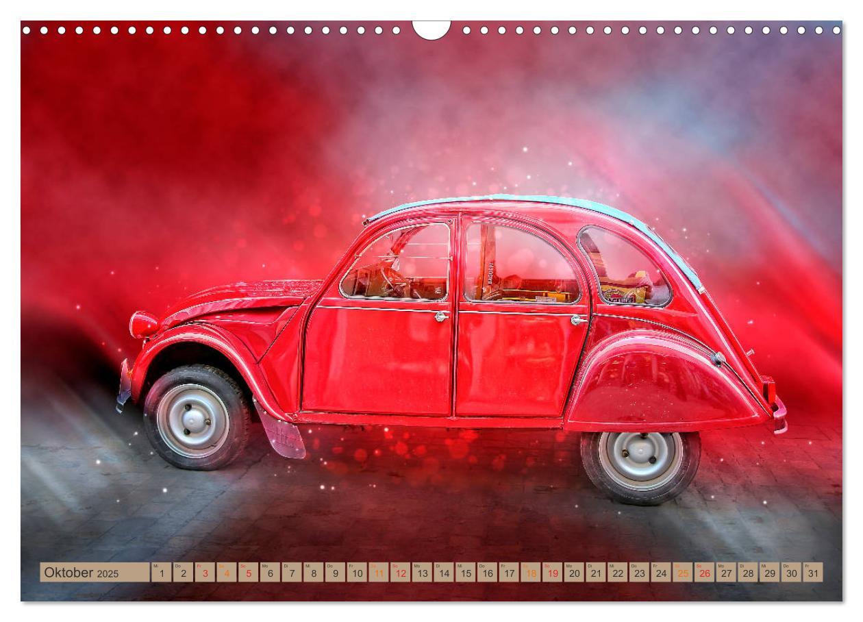 Bild: 9783435349081 | Die Ente - Citroën 2CV (Wandkalender 2025 DIN A3 quer), CALVENDO...