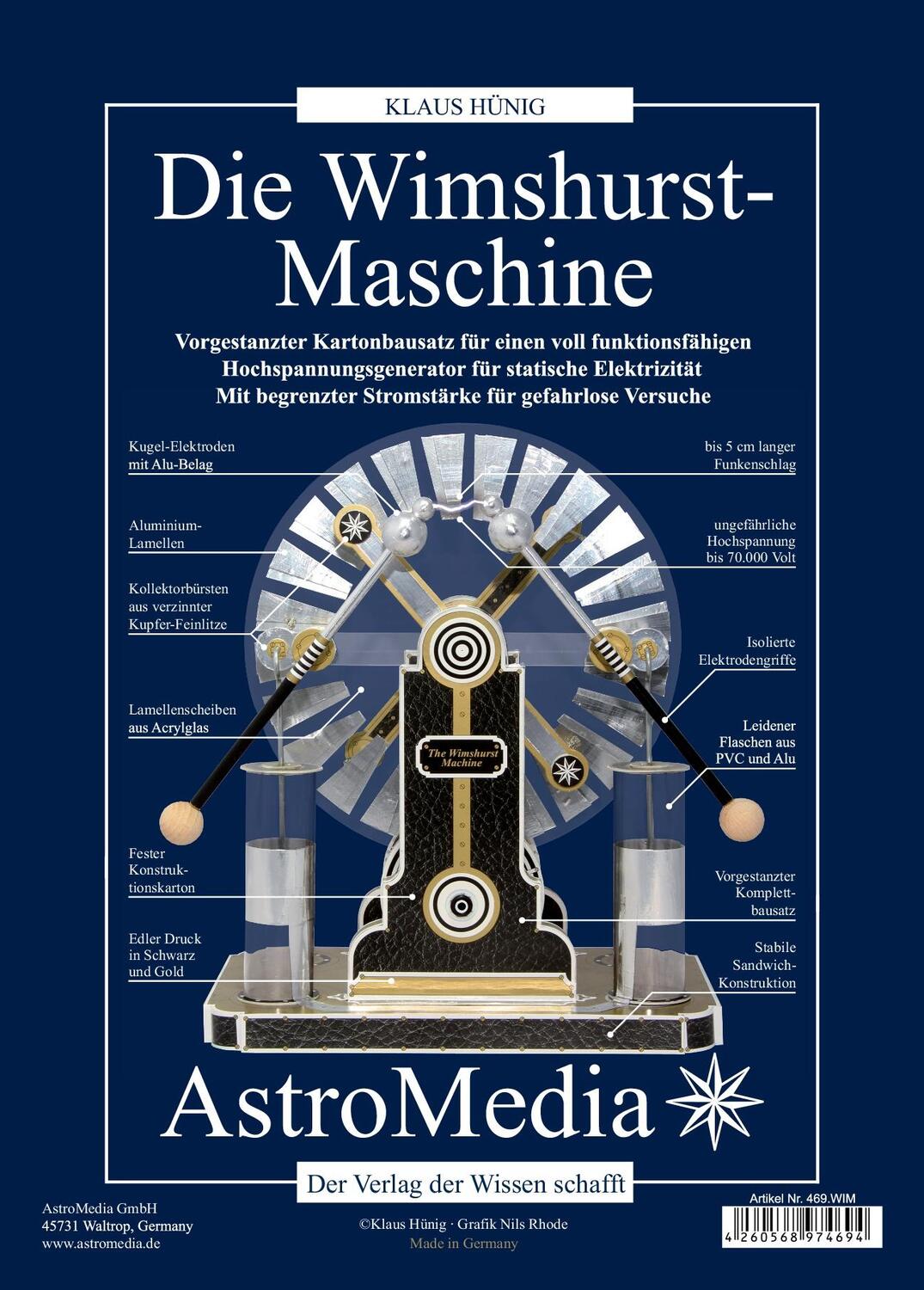 Cover: 4260568974694 | Die Wimshurst-Maschine | Klaus Hünig | Stück | Deutsch | 2020