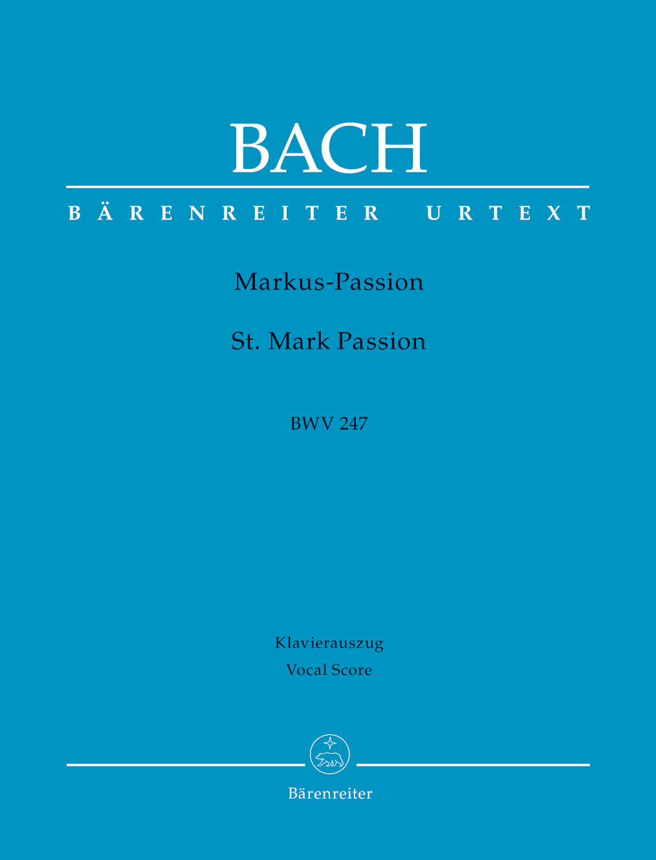 Cover: 9790006501175 | Markus-Passion BWV 247 | Johann Sebastian Bach | Broschüre | Deutsch