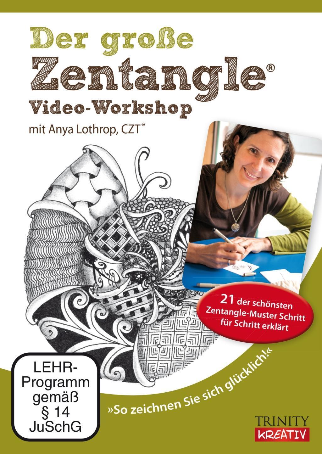 Cover: 9783955501105 | Der große Zentangle Video-Workshop | Anya Lothrop | DVD | 132 Min.