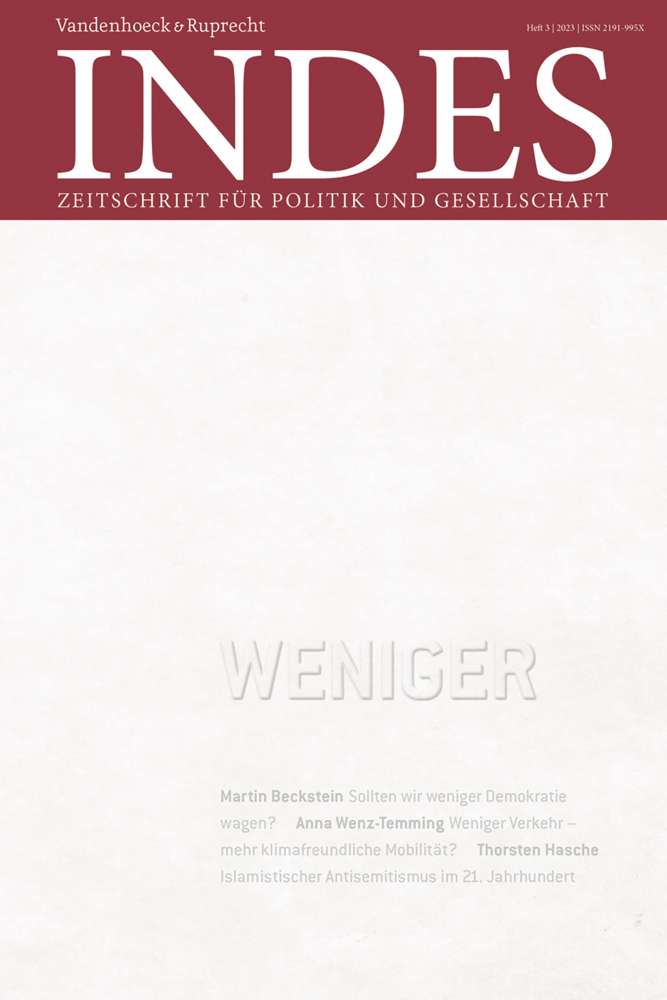Cover: 9783525800393 | Weniger | Frank Decker | Taschenbuch | 139 S. | Deutsch | 2024