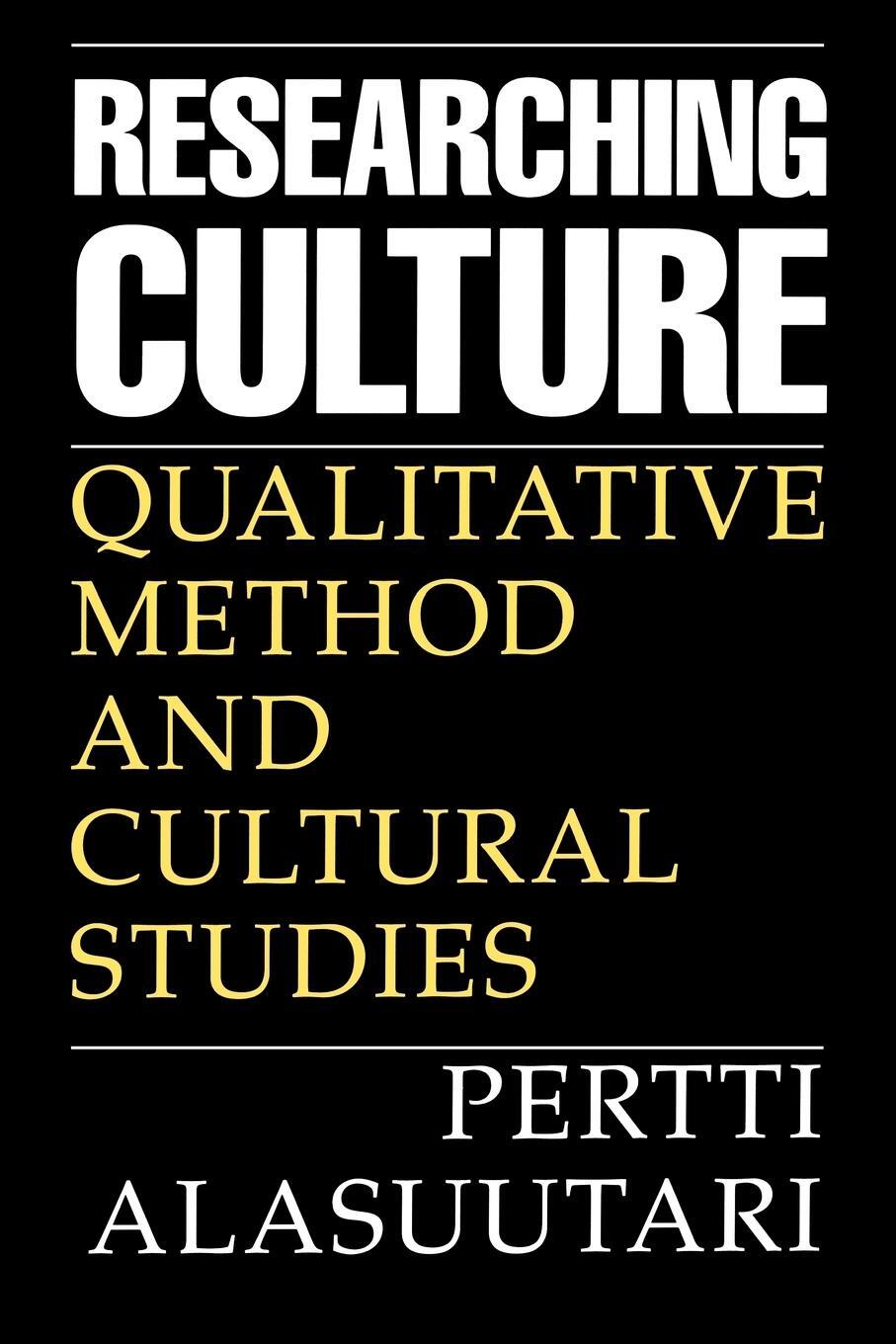 Cover: 9780803978317 | Researching Culture | Qualitative Method and Cultural Studies | Buch
