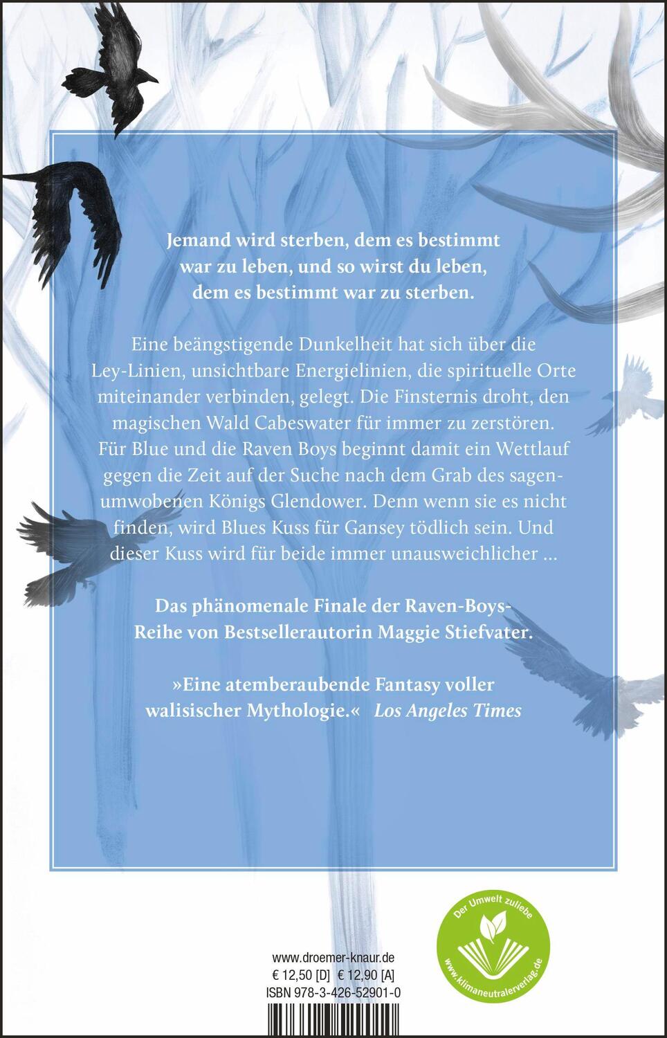 Rückseite: 9783426529010 | Wo das Dunkel schläft | Maggie Stiefvater | Taschenbuch | Raven Boys