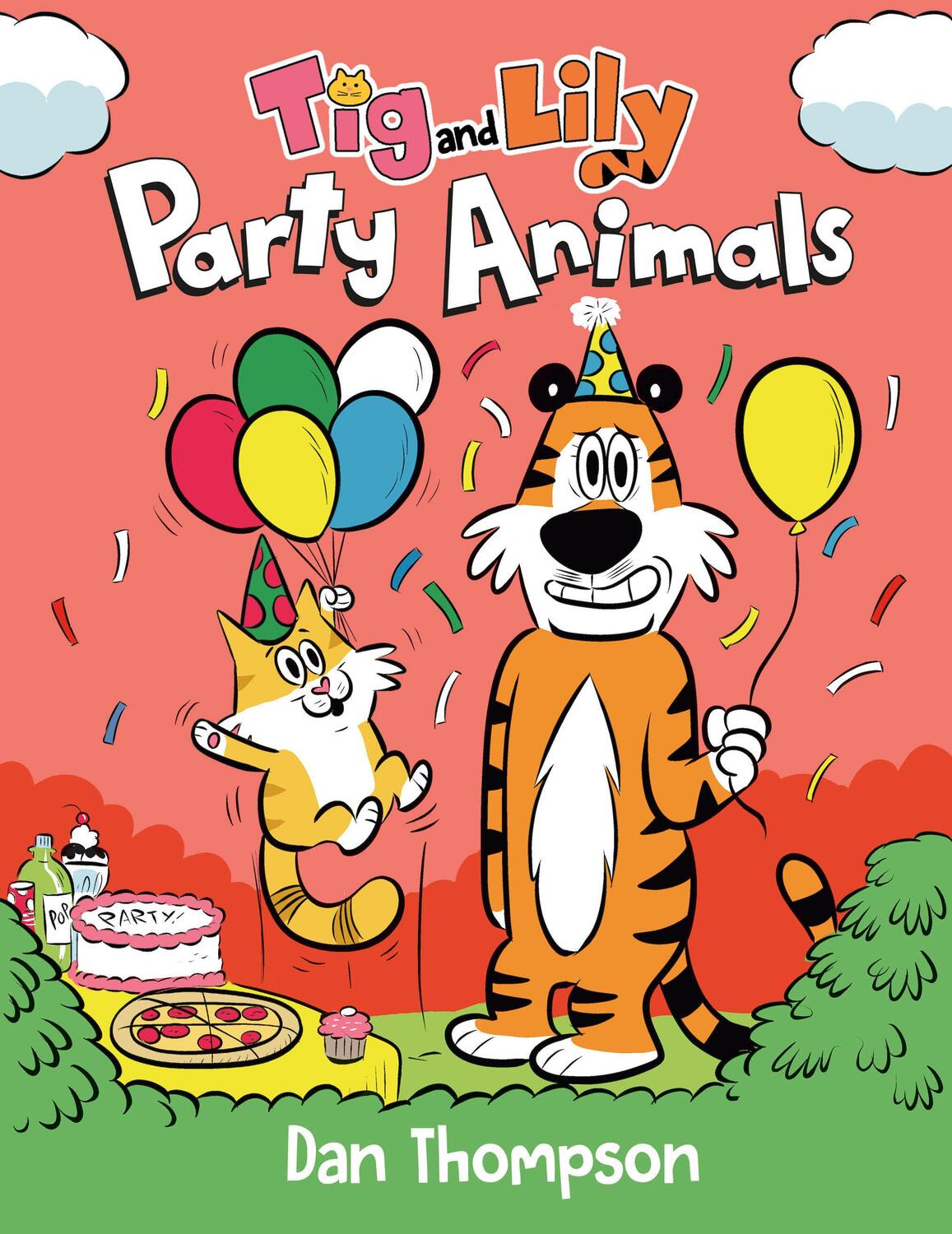 Cover: 9780593486313 | Party Animals (TIG and Lily Book 2): (A Graphic Novel) | Dan Thompson