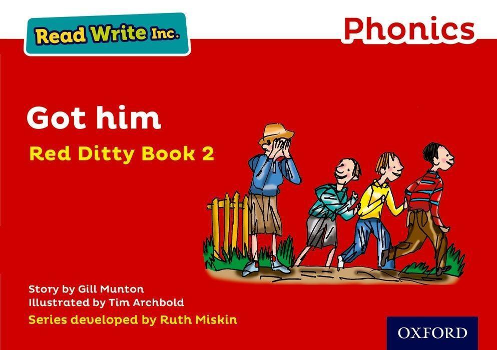 Cover: 9780198371205 | Munton, G: Read Write Inc. Phonics: Red Ditty Book 2 Got Him | Munton