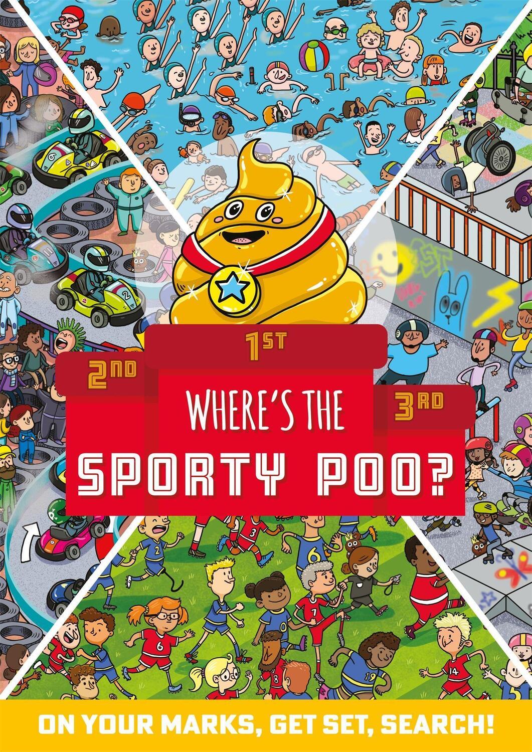 Cover: 9781408364994 | Where's the Sporty Poo? | On your marks, get set, search! | Hunter