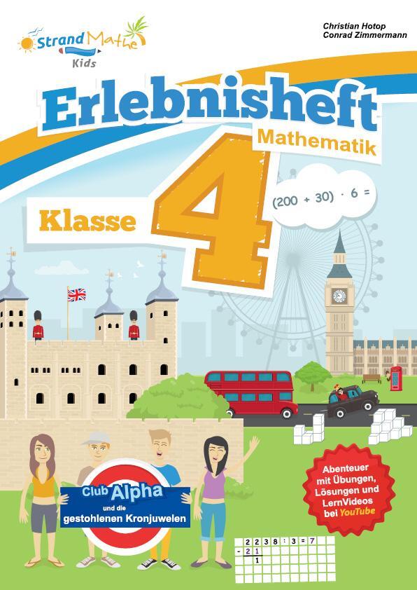 Cover: 9783946641346 | StrandMathe Mathematik Übungsheft Klasse 4 - Erlebnisheft - Rechnen...