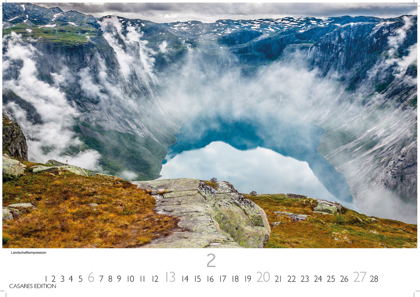 Bild: 9781835241981 | Norwegen 2025 L 35x50cm | Kalender | 14 S. | Deutsch | 2025