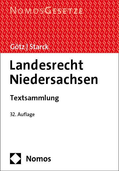 Cover: 9783756010462 | Landesrecht Niedersachsen | Volkmar Götz (u. a.) | Taschenbuch | 2023