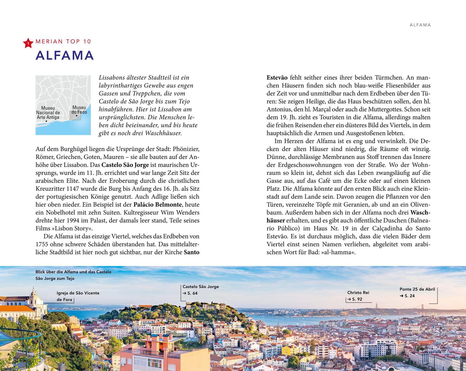 Bild: 9783834230973 | MERIAN Reiseführer Lissabon | Mit Extra-Karte zum Herausnehmen | Buch