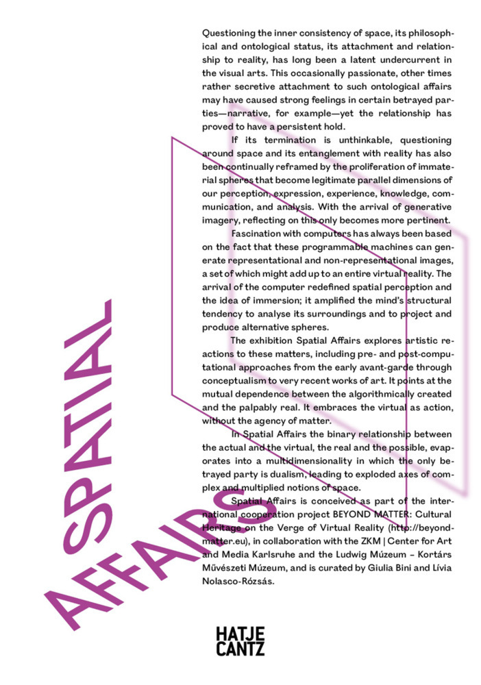 Cover: 9783775750844 | Spatial Affairs | Giulia Bini (u. a.) | Taschenbuch | 208 S. | 2021